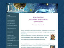 Tablet Screenshot of ikira.fi